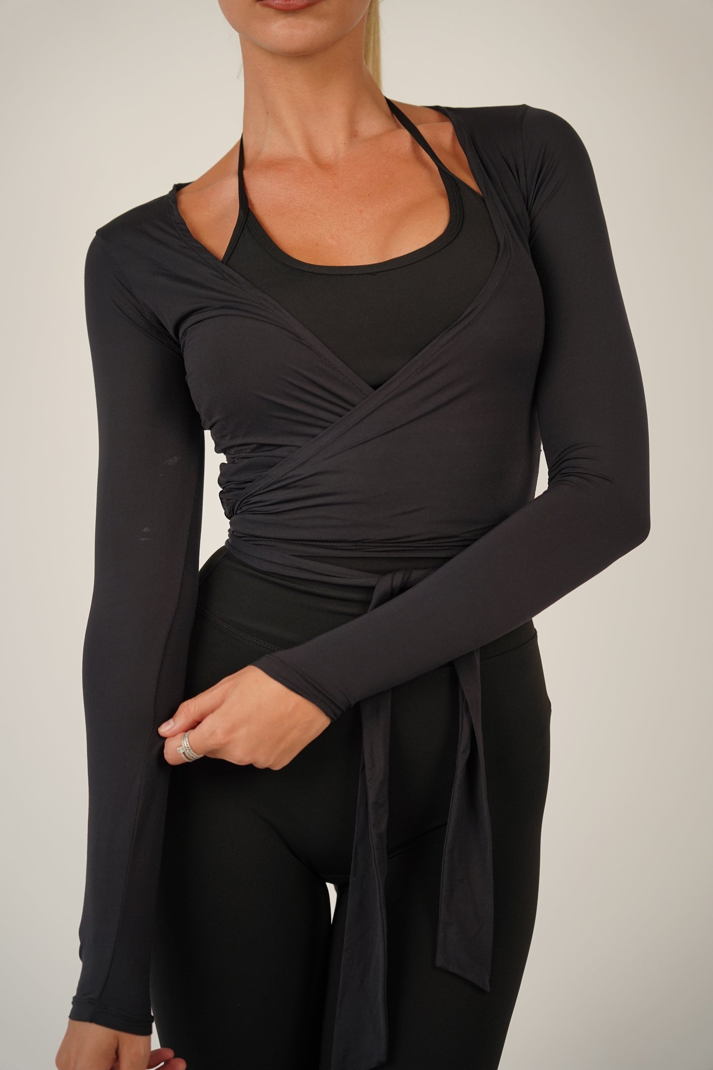 ballet wrap top